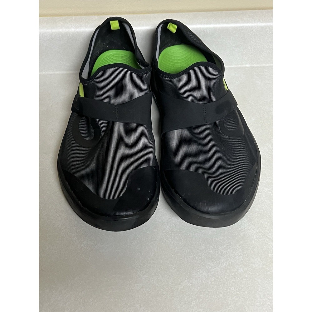 Oofos OOmg Low Black Slip On Sneakers Men's US 10 EU 43 Lightweight Recovery